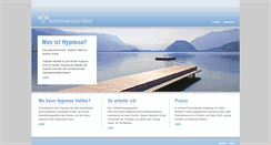 Desktop Screenshot of hypnosepraxis-blanc.ch